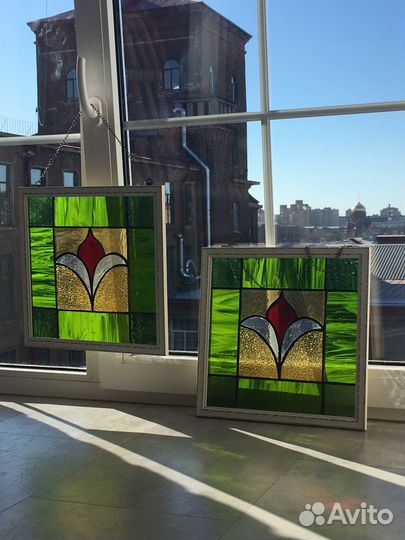 Парные витражи