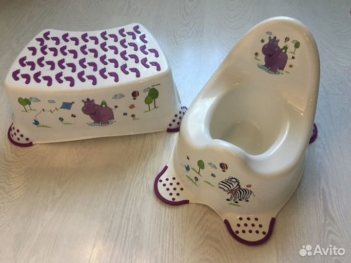 Горшок +подставка для девочки