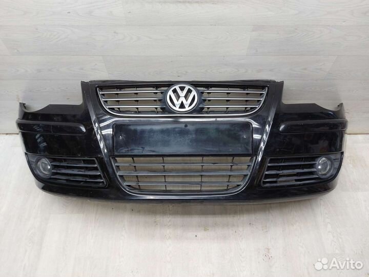 Бампер передний Volkswagen Polo 4. 2005-2009