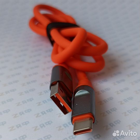 Кабель толстый USB Type-C microusb Lightning