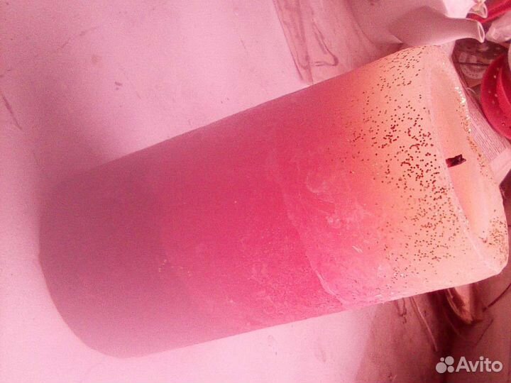 Свечи толстые парафин цвет белый