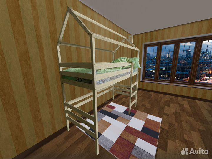 Кровать чердак
