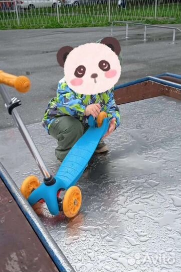 Самокат детский трехколесный бу