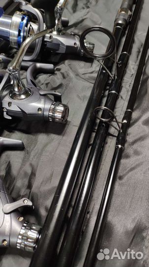 Комплект для ловли карпа катушки+удочки