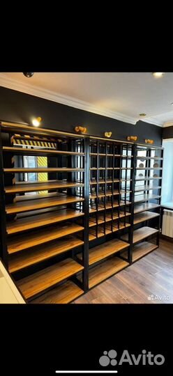 Стеллаж в кальянный магазин