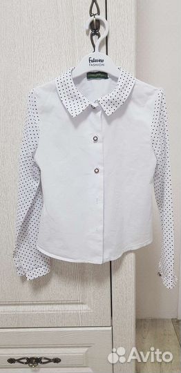 Белые блузки для девочки