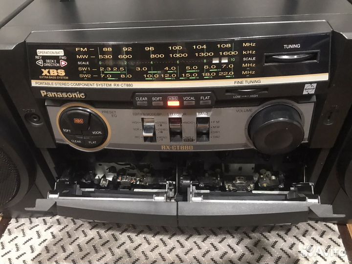 Магнитофон panasonic Rx-CT880