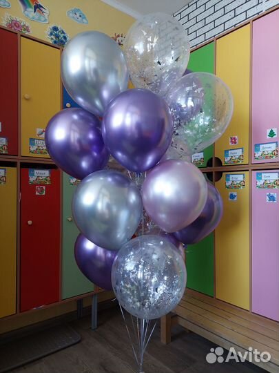 Фонтан из шаров на праздник