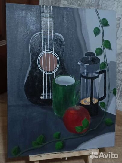 Натюрморт акрилом