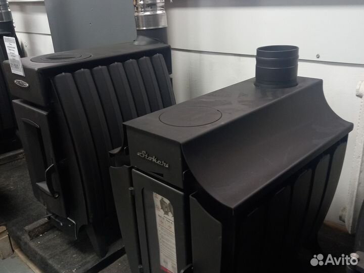 Печь отпительная Stoker 150 G(дрова,газ)