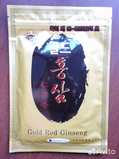Корейский пластырь с женьшенем
