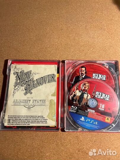 Red dead redemption 2 steel edition ps4