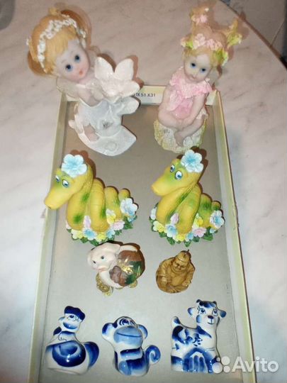 Статуэтки,ангелочки, магниты
