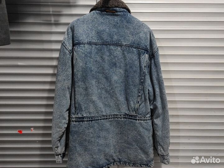 Джинсовая куртка мужская утепленная