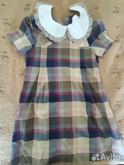 Платье с белым воротником. Д/девочки, 134рост