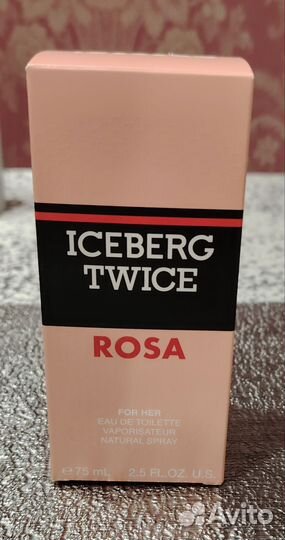 Iceberg rosa 75мл, полный флакон. Самовывоз
