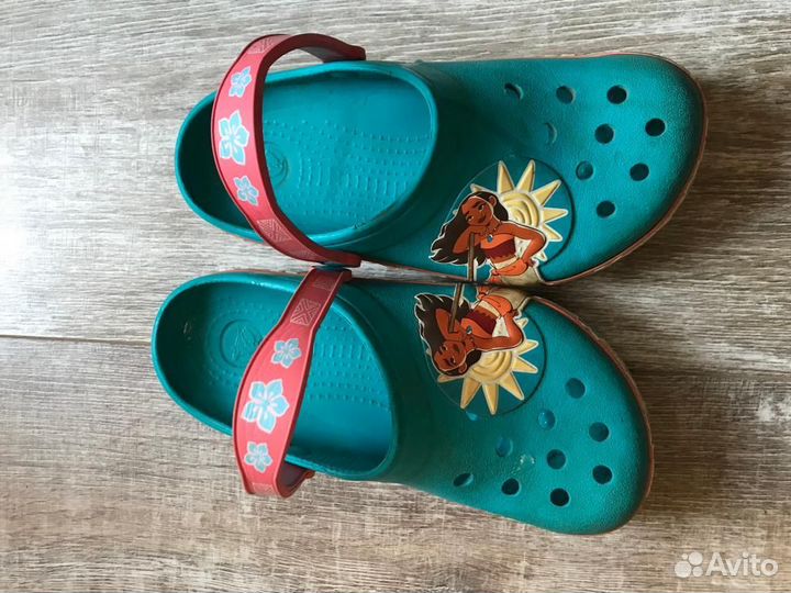 Crocs сабо для девочек, 33-34