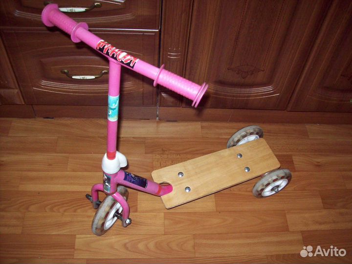 Самокат детский трехколесный бу