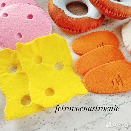 Еда из фетра