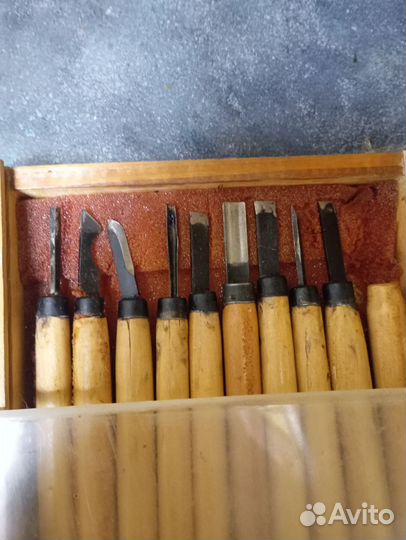 Набор для резьбы по дереву СССР