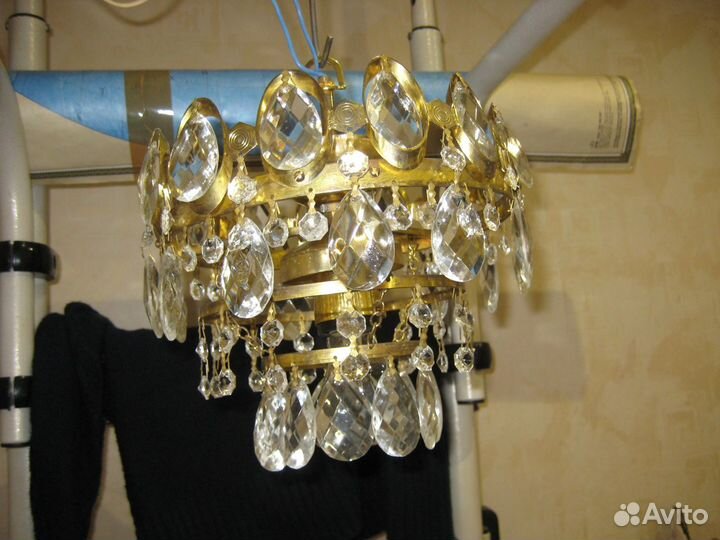 Люстра Чехия хрусталь СССР