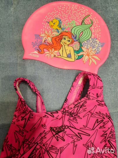 Купальник шапочка для девочки 128