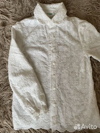 Блузка для девочки школьная 122