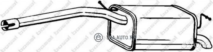 Bosal 233-059 Глушитель задний