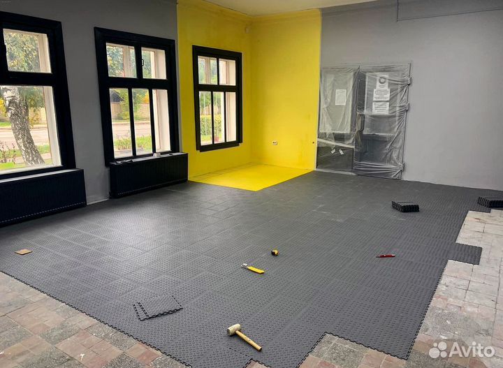 Модульная плитка для склада