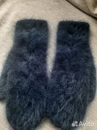 Варежки из ангоры