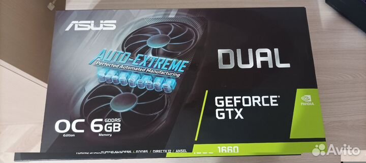 Asus GeForce GTX 1660 dual 6gb