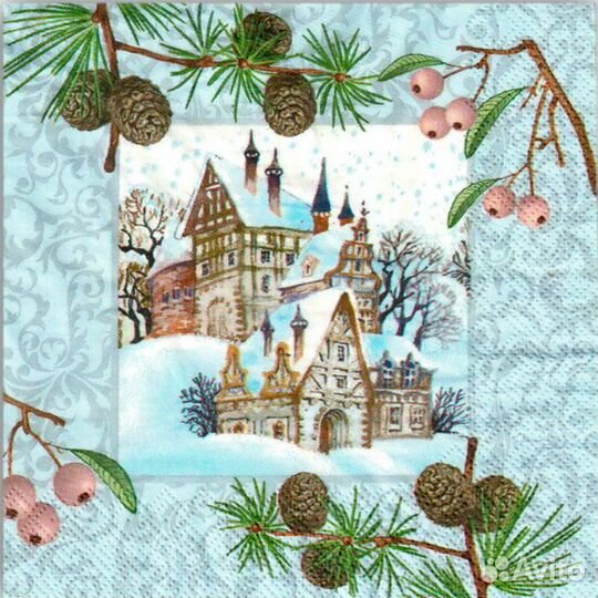 Салфетки новый год