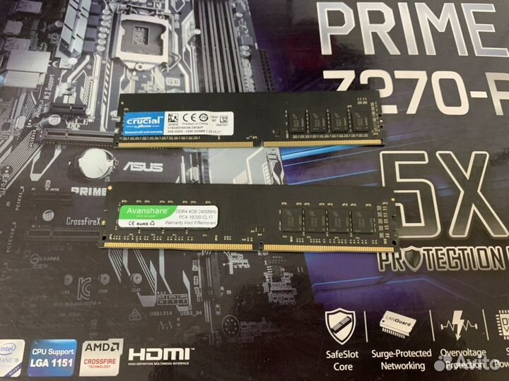 Оперативная память ddr4 8 gb