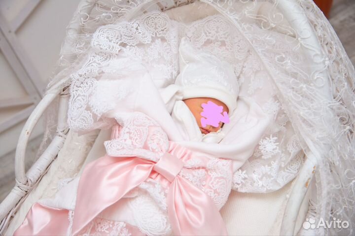 Конверт на выписку для девочки