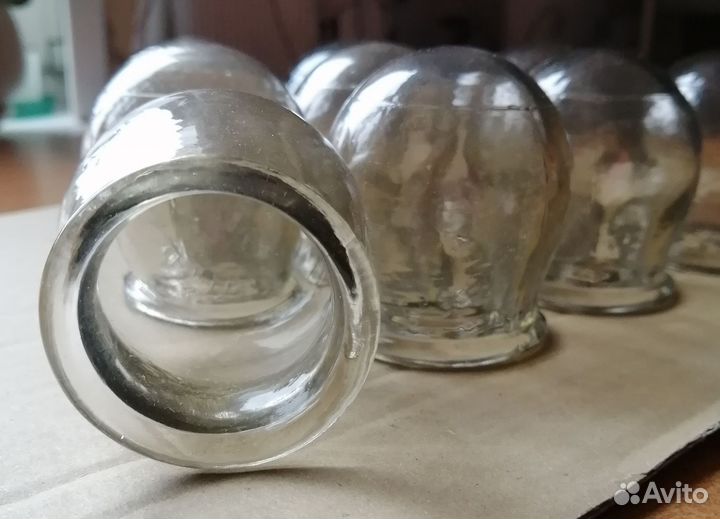 Банки медицинские СССР, 10 штук