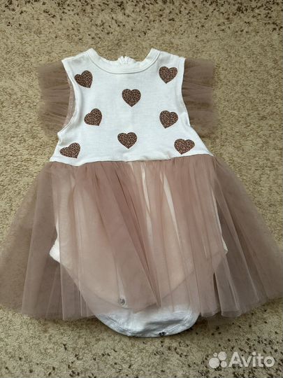 Платье боди для девочки 56 62