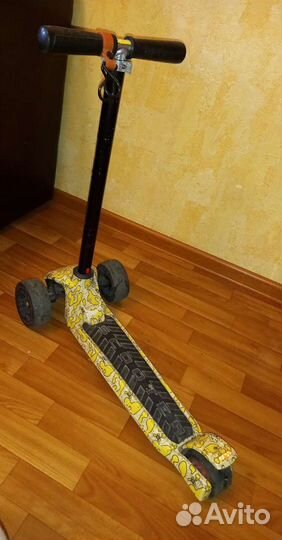 Самокат детский трехколесный бу