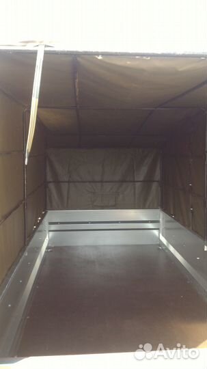 Прицеп 2.95х1.48 оцинк. Трейлер Тент хаки