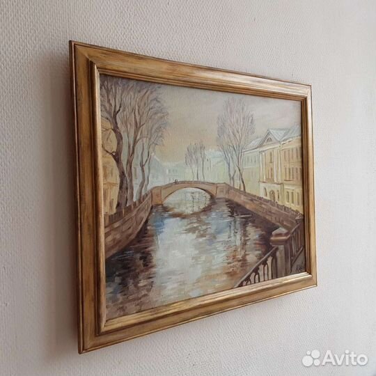Картина маслом Санкт-Петербург. р. Фонтанка