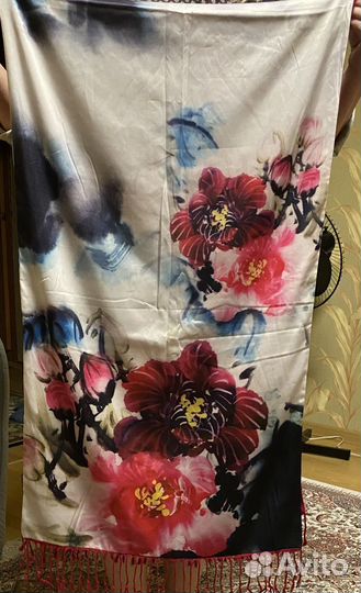 Палантин из натурального шелка