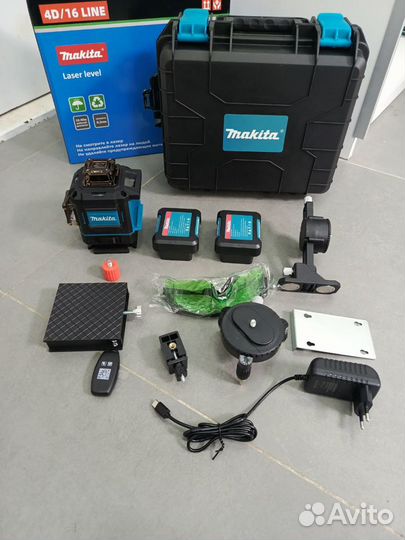 Лазерный уровень 360 4D нивелир Makita