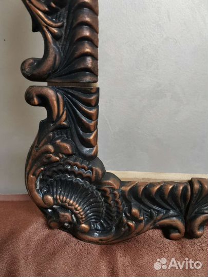 Большая металлическая рамка для зеркала СССР