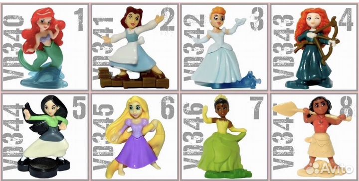 Киндер сюрприз Принцессы Диснея