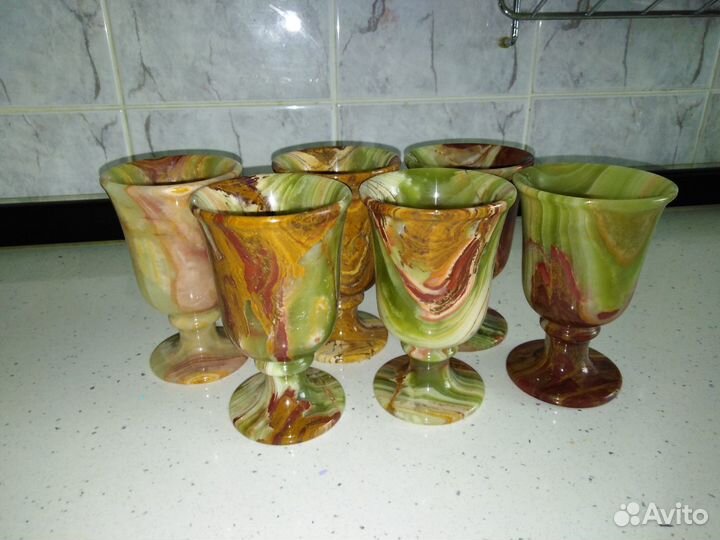 Бокалы из оникса