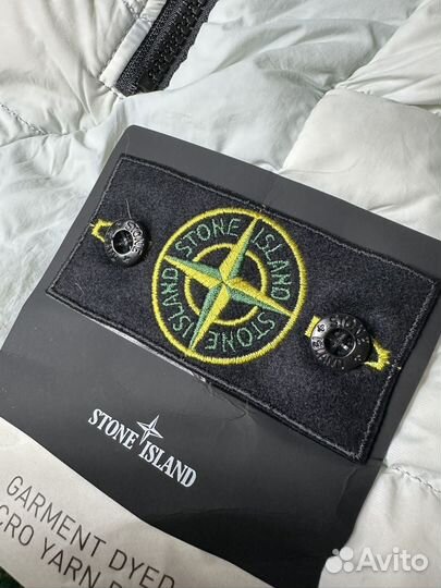 Stone island жилетка mirco yarn down оригинал