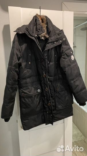 Пуховик moncler длинный