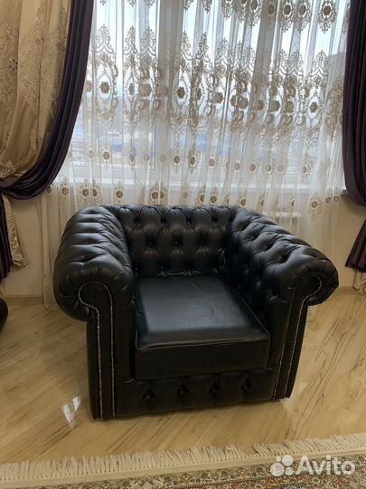 Диван с двумя креслами честер, холл честер