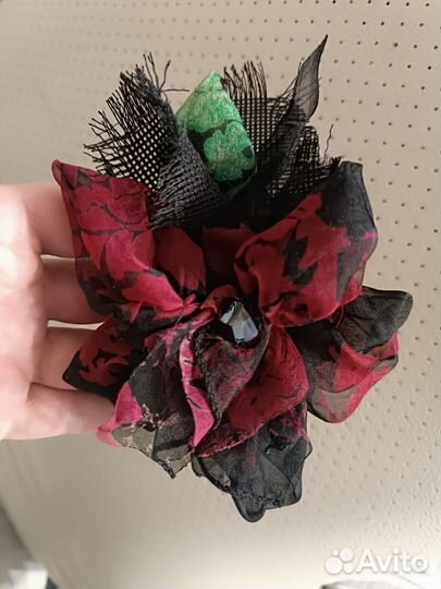 Брошь цветок авторская