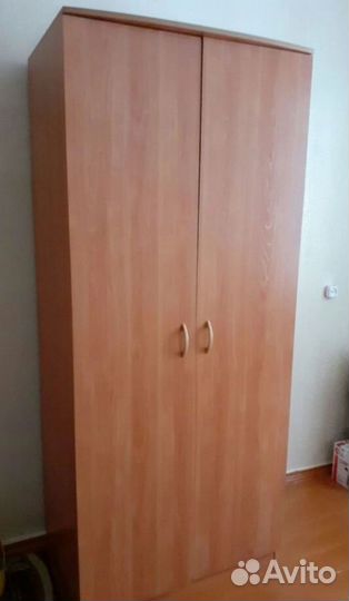 Шкаф комбинированный платяной двустворчатый