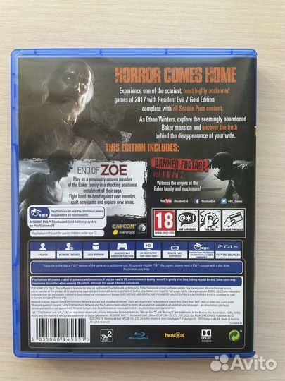 Resident Evil 7 Gold Edition ps4